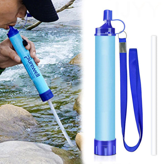 Outdoor Mini Water Filter Straw – Portable Survival Water Purifier